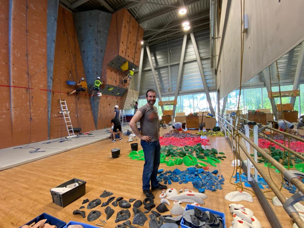 pratique libre escalade Fontaine en salle