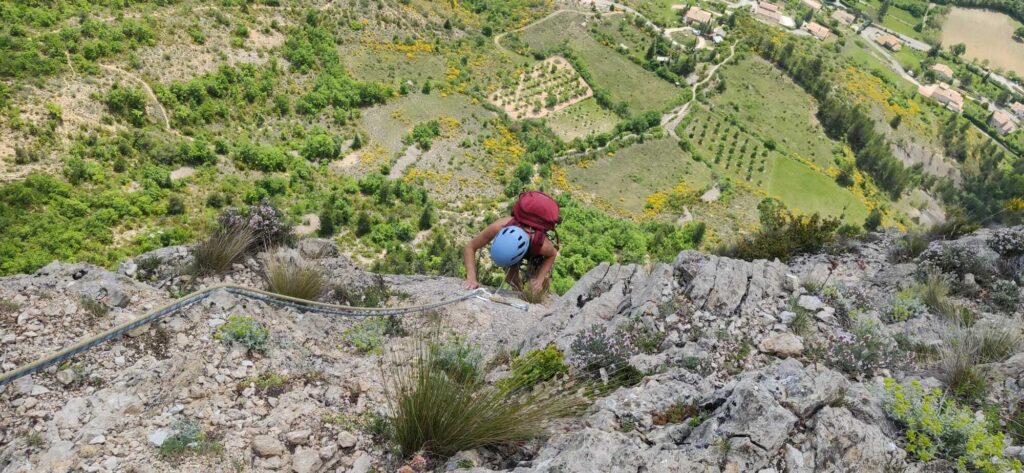 grandes voies escalade Orpierre