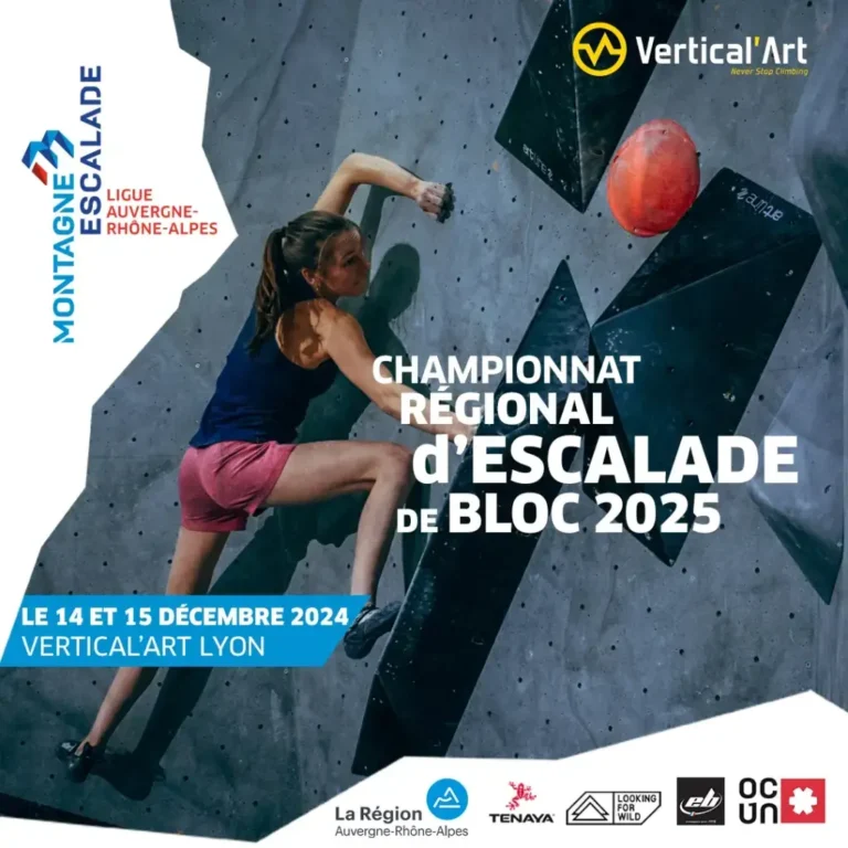 Une belle délégation violette au championnat régional de bloc !