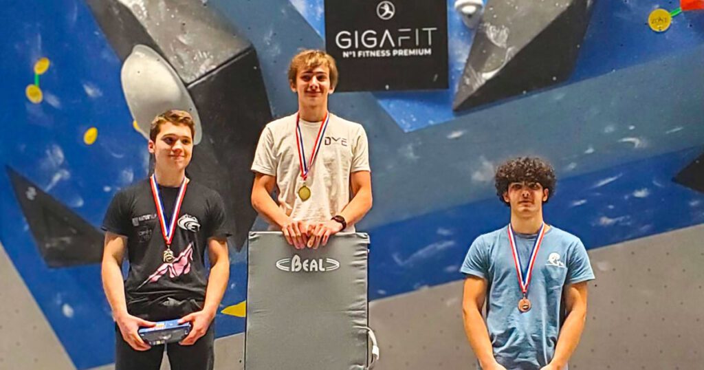 Les ½ finales des championnats de France de bloc à Chamonix