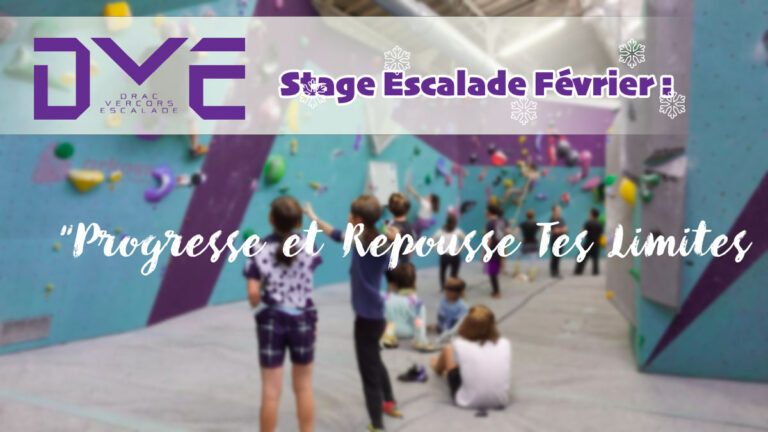 Stages d’escalade – Vacances de février 2025 🧗‍♂️