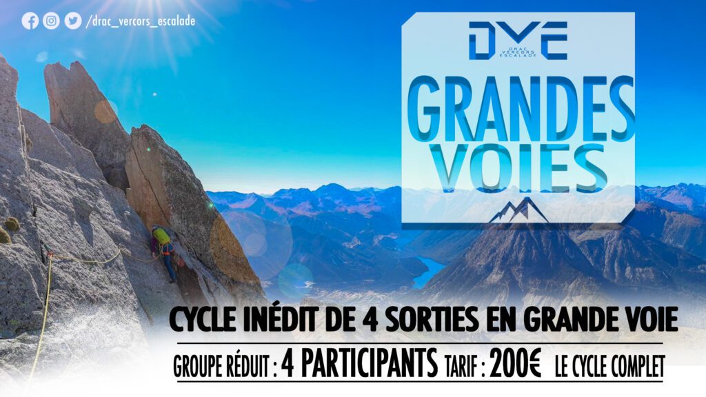 cycle grande voie escalade Grenoble