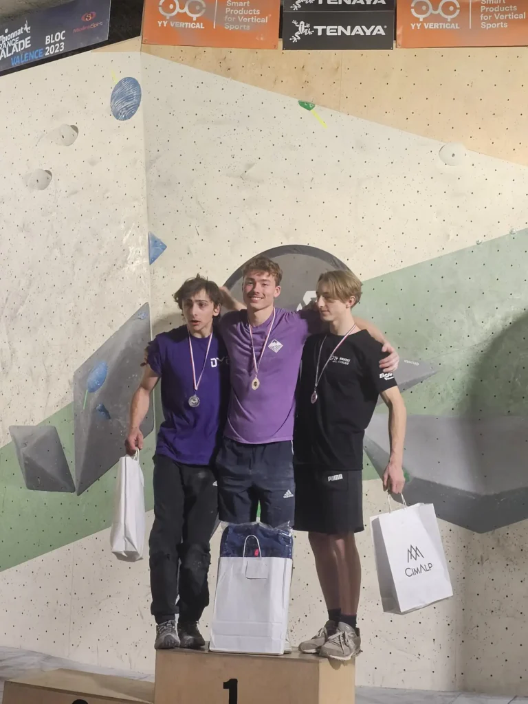 inales jeunes Coupe de France de bloc Valence